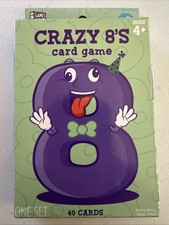 Crazy 8's Card Game Age 4 Up 40 Cards / Games Hub / NEW