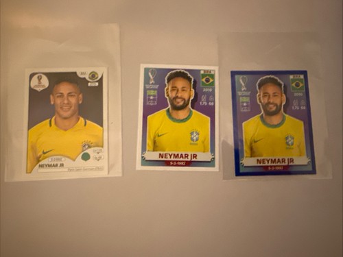 Neymar Jr Panini World Cup Stickers.