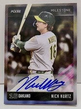 2025 NICK KURTZ 2025 Pulse Debut Milestone 1/20 Auto Rookie Athletics #ODMIL-NK
