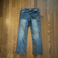 Cat  Jack Boys Blue Straight Denim Jeans Regular Fit Button Zip