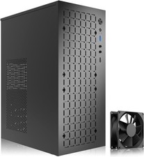 Matx Case:High Airflow Micro ATX Case, Support MATX, Mini-ITX, BLACK