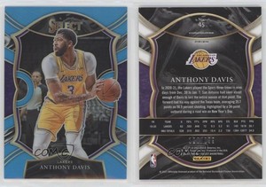 2020-21 Panini Select Concourse Light Blue Prizm /299 Anthony Davis #45