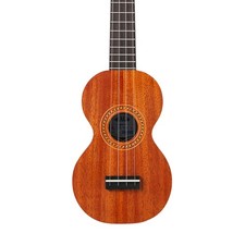 Kala KA-F8-MHG Pan Pacific All Solid Mahogany Figure 8 Soprano Ukulele