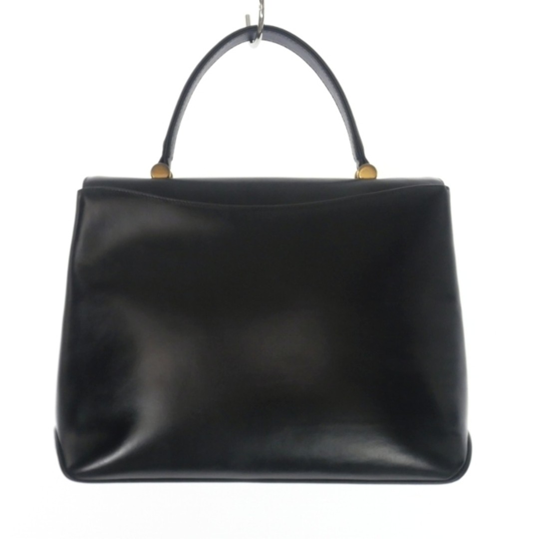 Bally Barry Lock Me Top handle bag leather black length