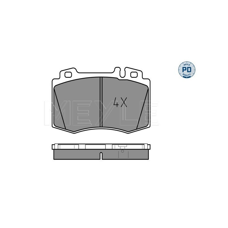 MEYLE 025 232 7117/PD Brake Pads Set Front for Mercedes S M SL C