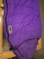 Vintage Purple Mummy Sleeping Bag Camp 7 Boulder Colorado With Bag 