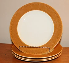 Homer Laughlin in Pattern Morocco Plates Set of 4 Made in USA