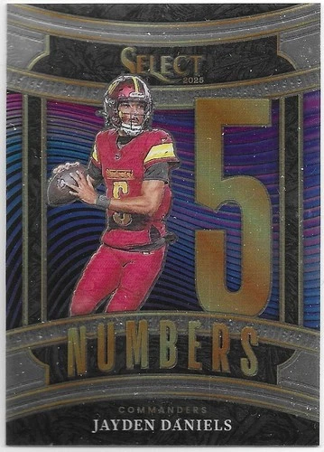 2025 Select Select Numbers #22 Jayden Daniels