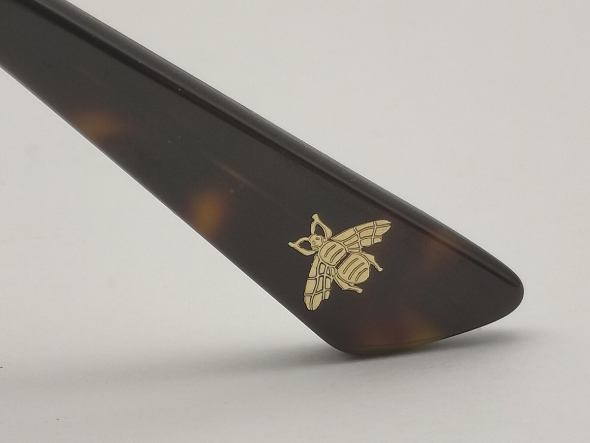Good condition GUCCI Sunglasses Interlocking G Bee Tortoise like GG0154 with cas thumbnail 4