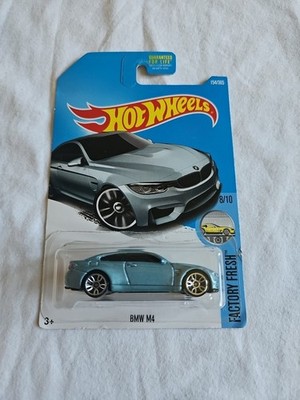 2017 Hot Wheels BMW M4 Light Blue 154/365 LITTLE BEND Factory Fresh 