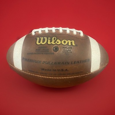 A7 Wilson TDJ Junior Size F 1360 Leather Football Made in USA for