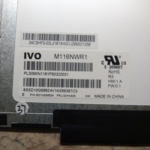 Lenovo ThinkPad 13.3” X380 Yoga IVO Glossy FHD LCD Touch Screen M133NWF4