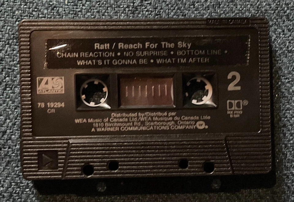 Ratt- Reach For The Sky Cassette Tape - Image 4 of 4