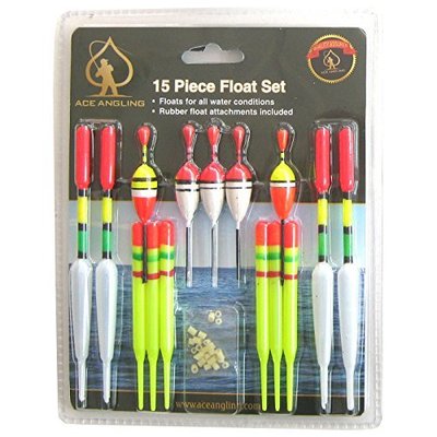 15 STCK. ANGELN VERSCHIEDENE SCHWIMMER SET AUSWAHLKIT KURS