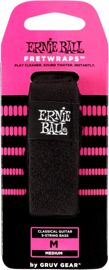 Ernie Ball Fretwrap от Gruv Gear , для 6-струнной гитары и 4-струнного баса - Mediu