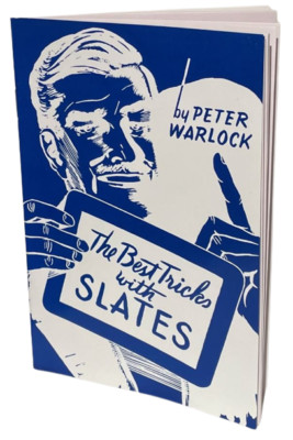 BEST TRICKS WITH SLATES BOOK Mental Mind Reading Magic Ghost Seance ESP Stage