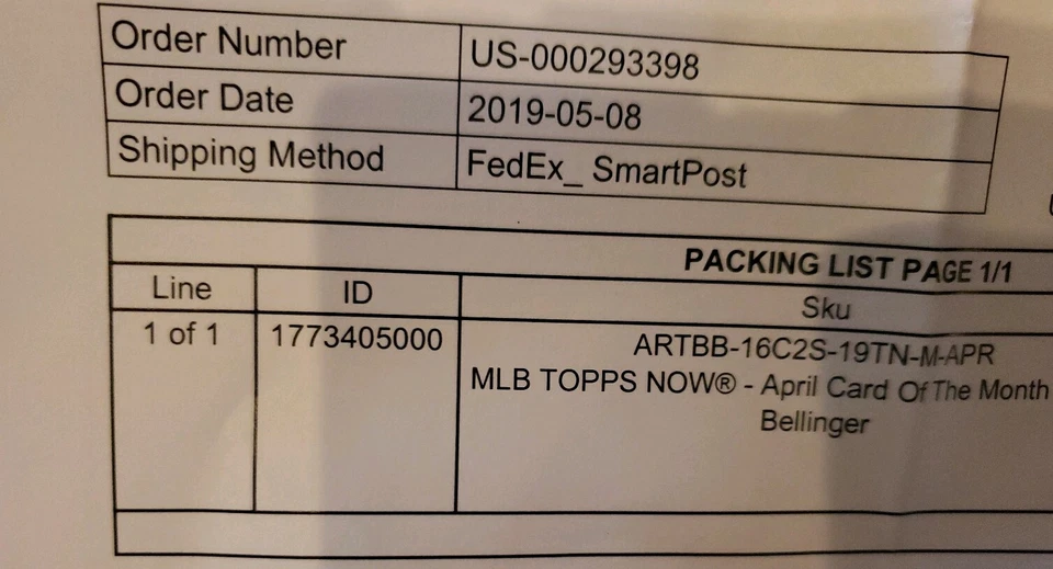 2019 TOPPS NOW MLB APRIL CARD OF THE MONTH #M-APR CODY BELLINGER HISTORIC START! - Image 4 of 4