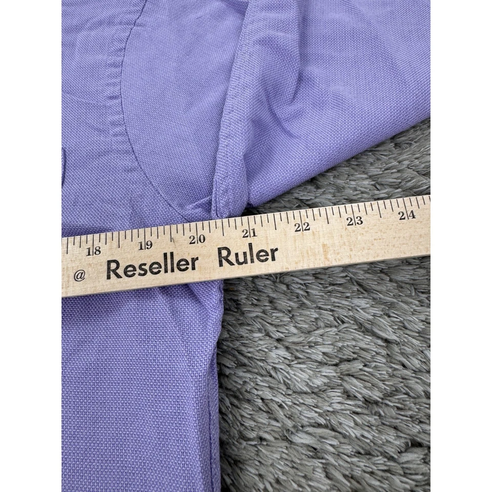 Camisa Damon Para Hombre 15.5 34/35 Violeta Púrpura Manga Larga Dri-Tech Carrera Abotonada Foto 4 de 4