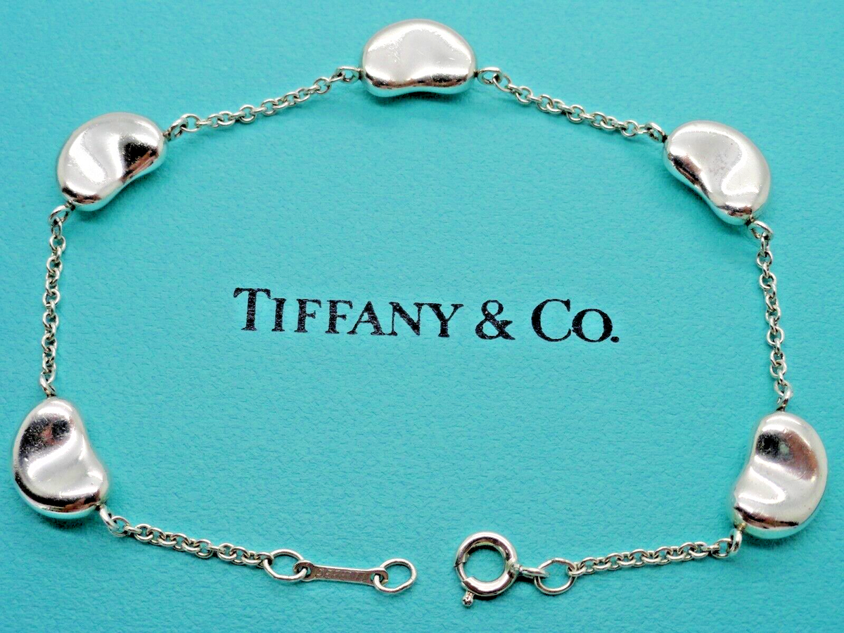 Tiffany & Co. Sterling Silver 5 Bean Bracelet | eBay