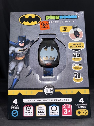 EUC iTouch PlayZoom Kids DC Comics Black Batman Educational Fun Games Smartwatch - Picture 23 of 23
