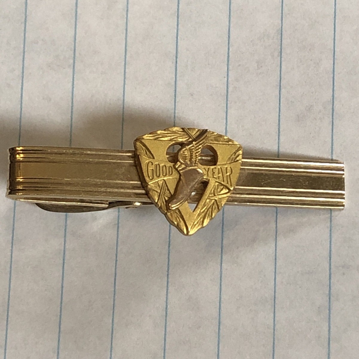 Goodyear 10k Gold Service Lapel Pin Winged Foot - Five Year