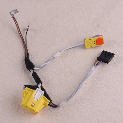 Steering Wheel Airbag Harness Wiring Cable 2plug Fit For VW Passat