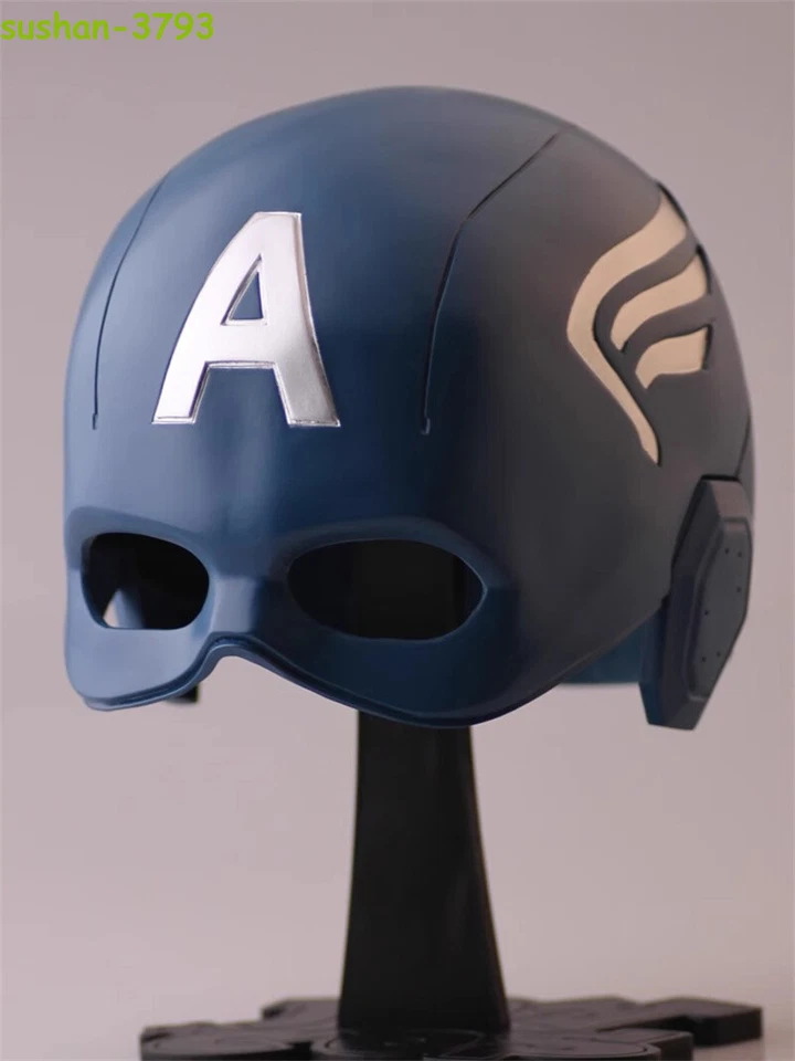 Мстители Капитан Америка косплей FRP шлем маска головной убор реквизит Хэллоуин - Изображение 3 из 4