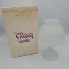 Vintage Henco Tiffany Candle Frosted Glass Candleholder
