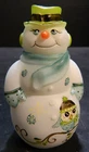 Fenton LE Hand Painted Winter Owl Snowman Figurine Kibbe #2/8 (2020) Excellent