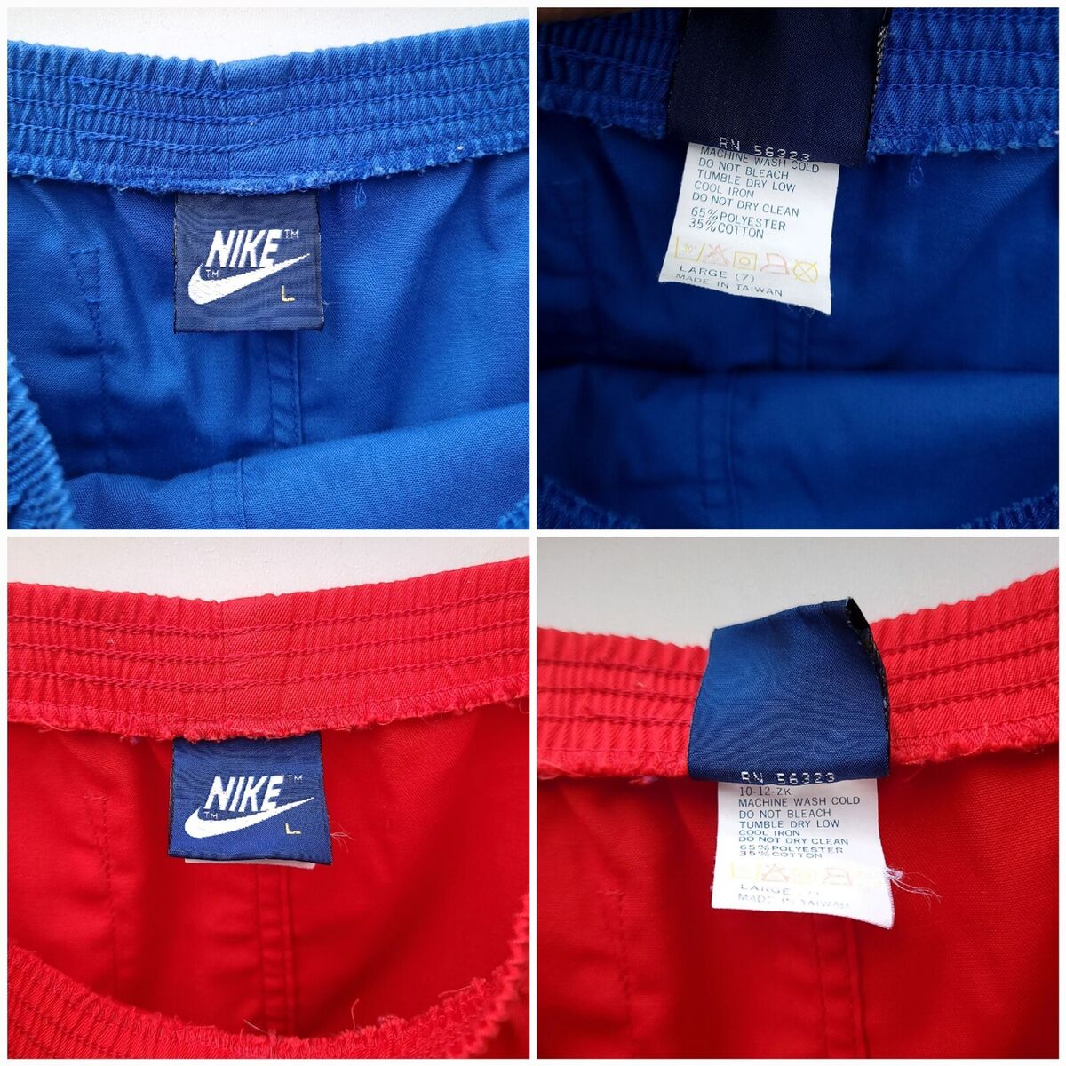 2 Rare VTG 80s NIKE Blue Tag Label Striped Track Pants Boys 2 Rare VTG 80s NIKE Blue Tag Label Striped Track Pants Boys