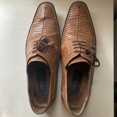 Size 10.5M Mezlan Platinum shoes. Men main image 4