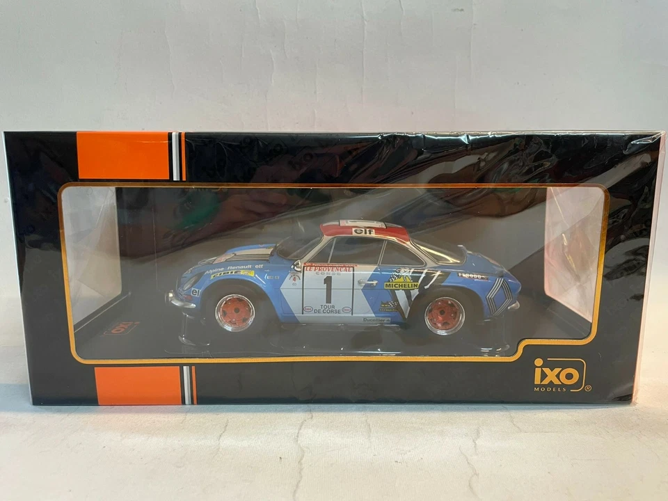 Ixo Alpine Renault A110 1 Nicolas winner Tour de Corse Rally 1973 1/18 18RMC062A - Immagine 2 di 3