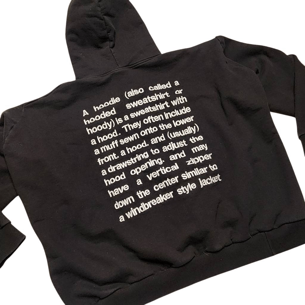 Vetements Definition Hoodie Sweatshirt Large Oversized Streetwear