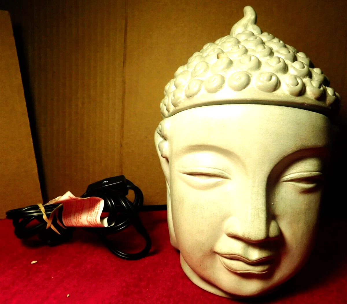 Decor Scentsy Bali Buddha Head Wax Warmer Zen Missing Bulb 31610