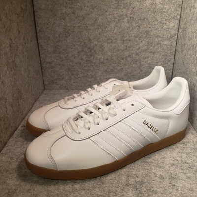 adidas gazelle mens white leather