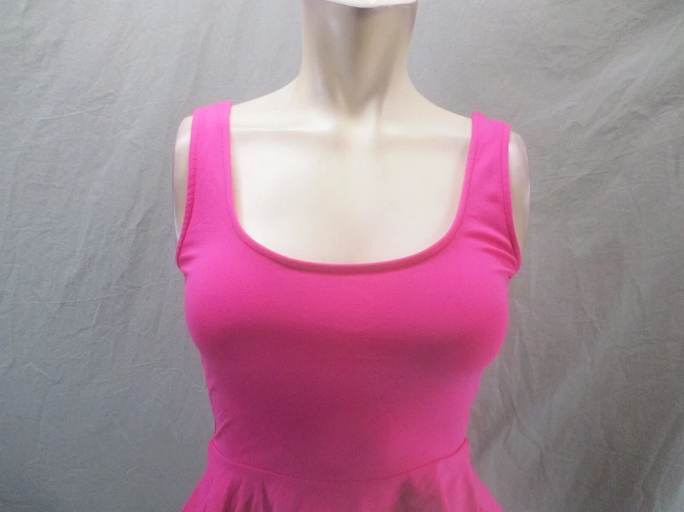 BEBE размер XS женщин розовый квадратный шеи эластичной пеплум обучение йога Майка 561 - Изображение 2 из 4