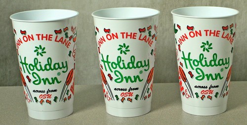 Three (3) Danger Brothers 610 MTVN Holiday Inn "INN ON THE LAWN" Cups
