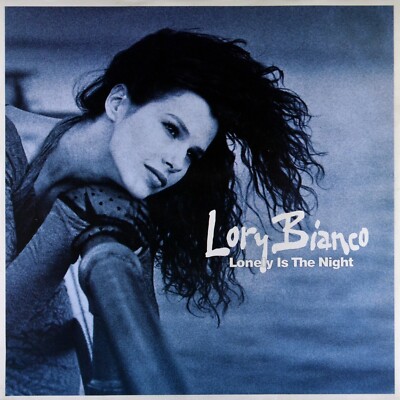7'' LORY BONNIE BIANCO Lonely Is The Night ALBERT HAMMOND orig. WEA 1990 like NEW
