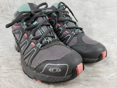SALOMON 308001 Womens Size 7 Gray Pink Active Trail Hiking