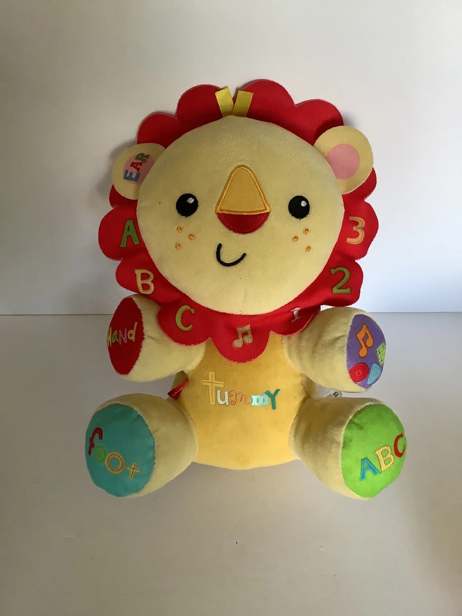 Fisher Price Bilingual Learning Lion Musical Plush Toy 20 Tunes And Phrases