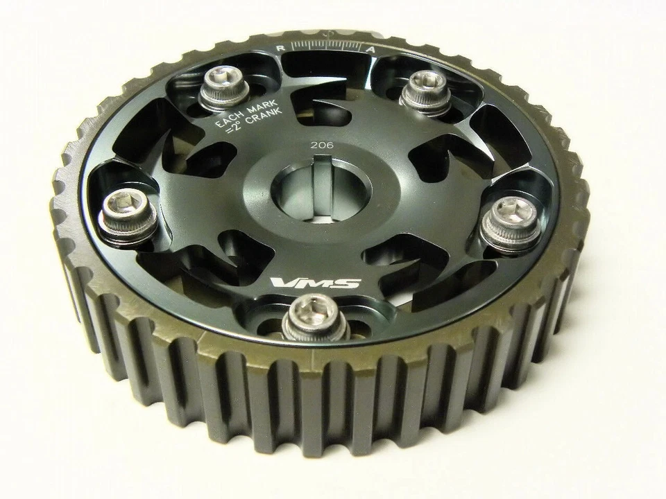 Engranaje de leva ajustable VMS Racing Fang para 88-00 Honda Civic CRX D15 D16 SOHC Foto 3 de 4