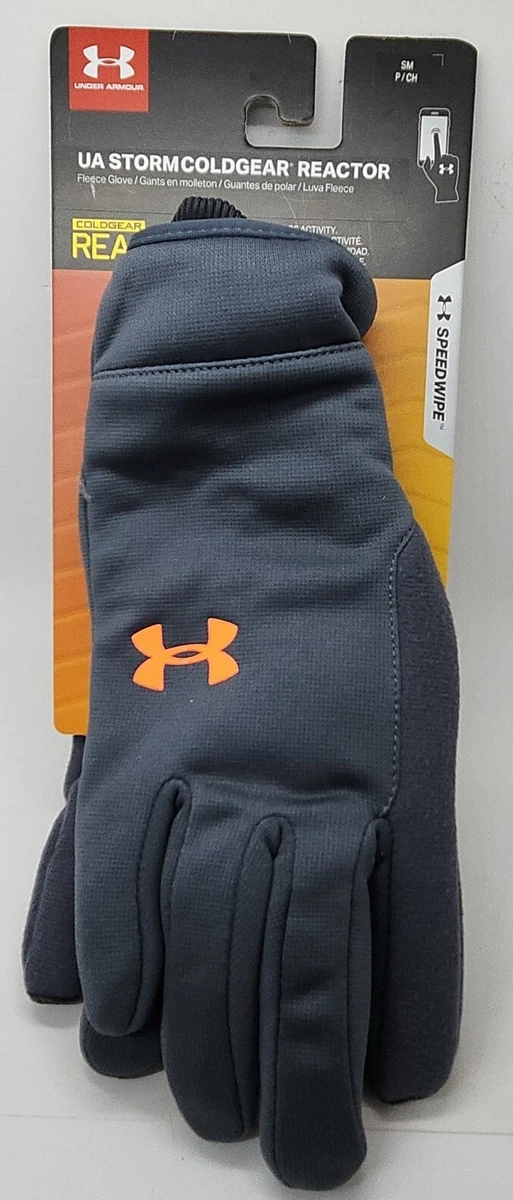 UNDER ARMOUR ELEMENTS 3.0 COLDGEAR REACTOR MENS GLOVES SMALL, GREY | eBay