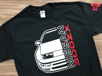 Ni s4n 300ZX JDM Car Wheels Black Heavy Cotton Size S-3XL T