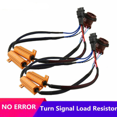 2Pcs Decoder LED Per Auto Anti Hyper Flash Nessun Errore