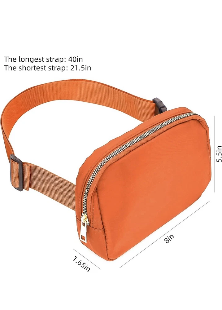 Belt Bag Fanny Pack Crossbody Bags for Women Everywhere Belt Bag (Orange)