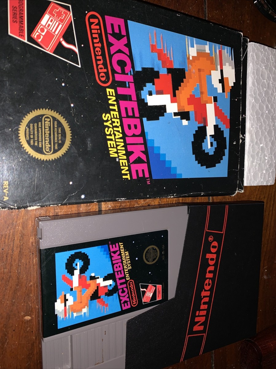 Nintendo Entertainment System NES Excitebike W/ Box NO MANUAL
