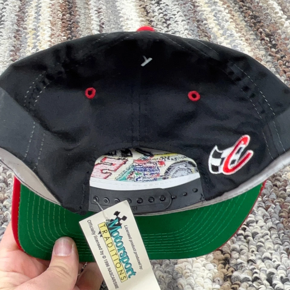 Vintage Terry Labonte Snapback Hat Cap Kellogs Big Logo Nascar Racing Y2K 90s - Image 4 of 4