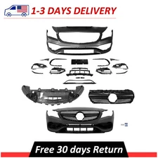 New Front Bumper kit For 2013-2019 Mercedes Benz W117 CLA Conversion to CLA 45