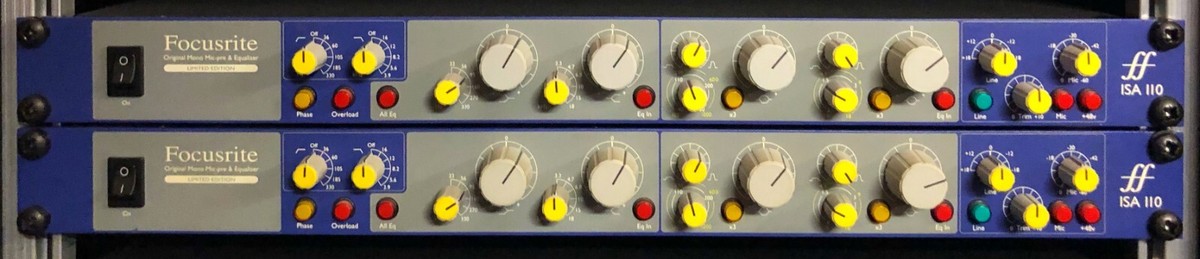 Focusrite ISA110 limited edition 国内正規品 Focusrite ISA 110 Limited Edition Stereoset ( 2 Stück im Set