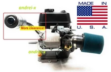 Exhaust With Muffler for: Predator 212cc,Honda GX160, GX200, DuroMax 7 Hp...